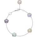 OMEGA Flower Bracelet, 18k white gold, angelite, chalcedony, jade, opale - B603BC0700705 - View 1