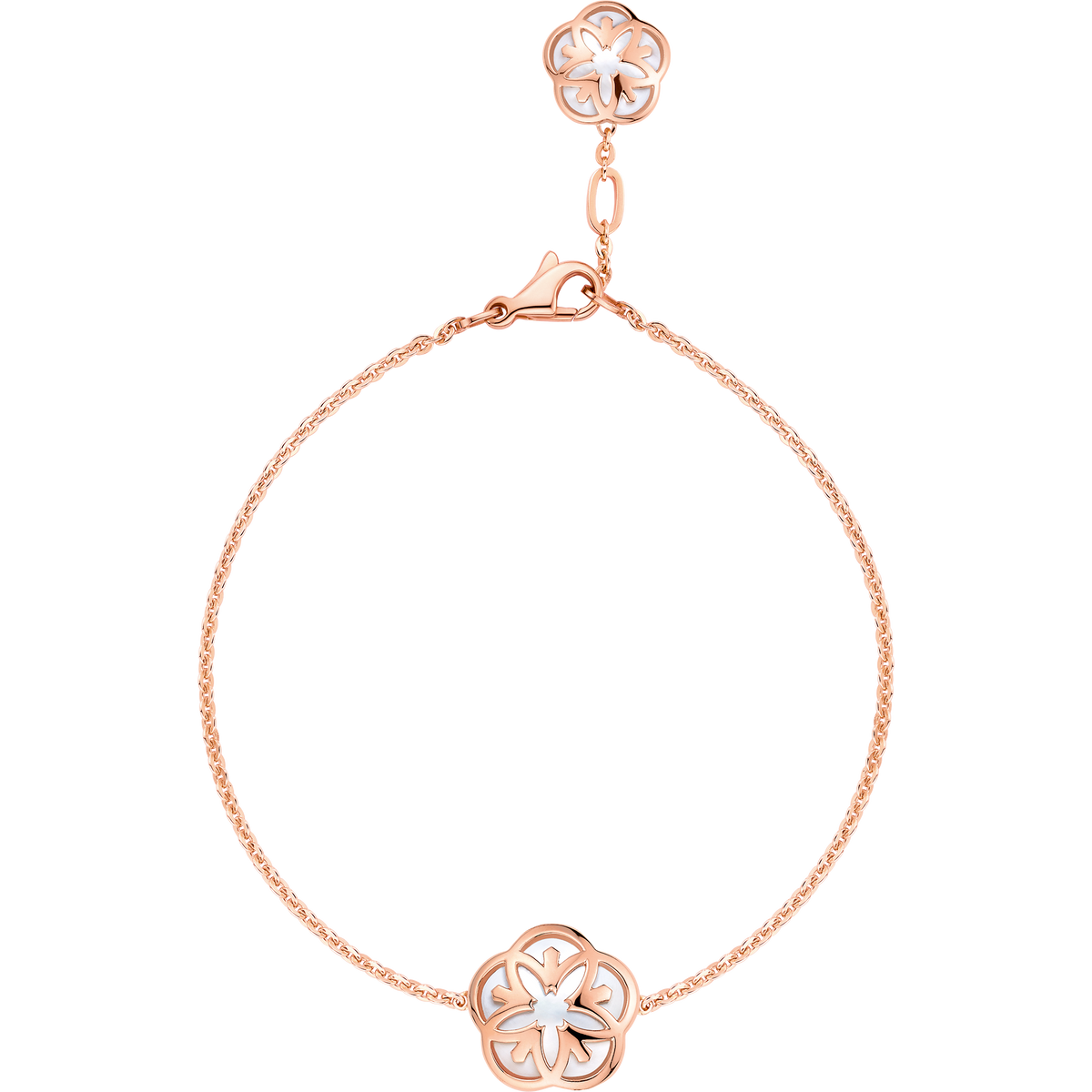 OMEGA Flower Bracelet, 18k red gold, mother-of-pearl - B603BG0700205 - View 1