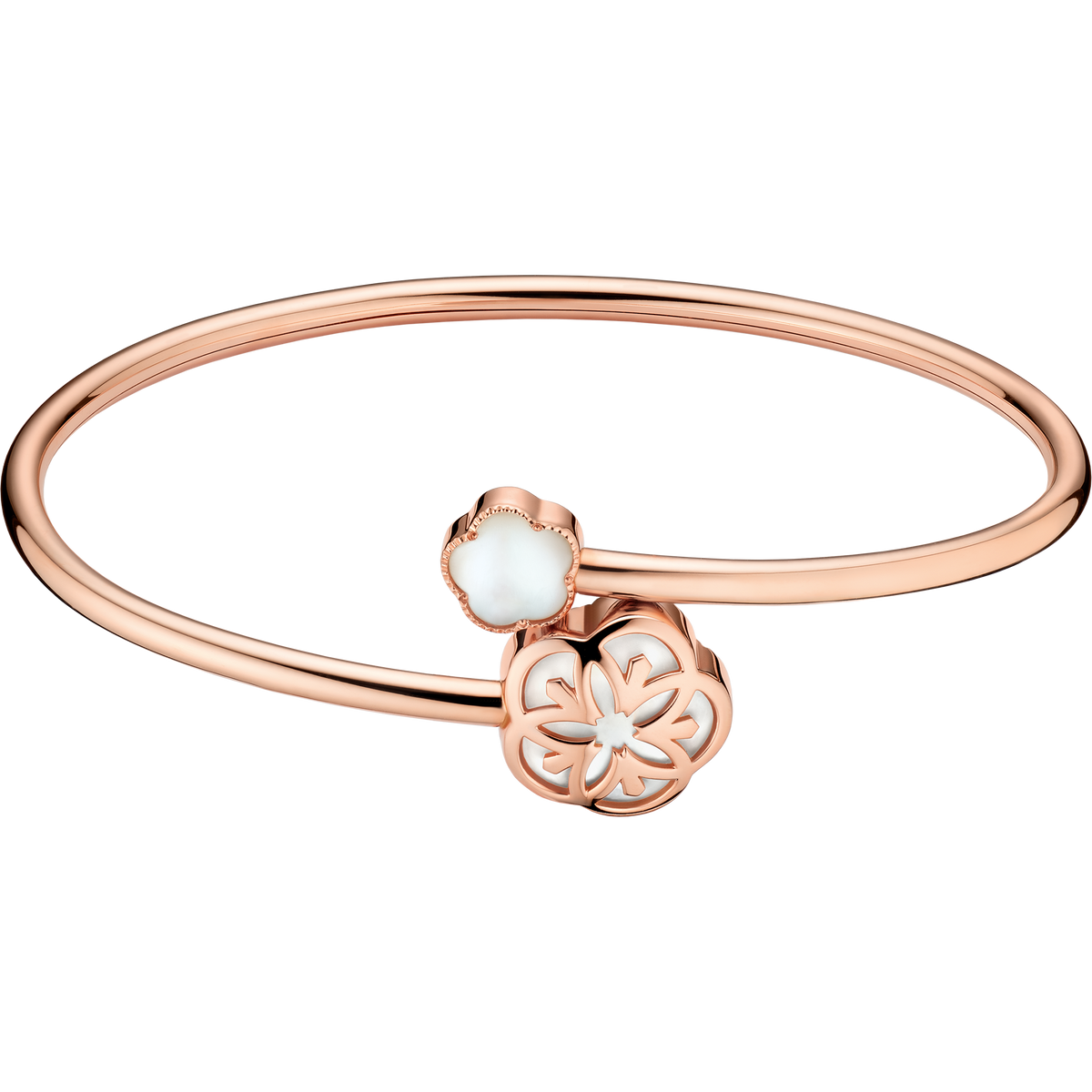 OMEGA Flower Bracelet, 18k red gold, mother-of-pearl - B603BG07002XX - View 1