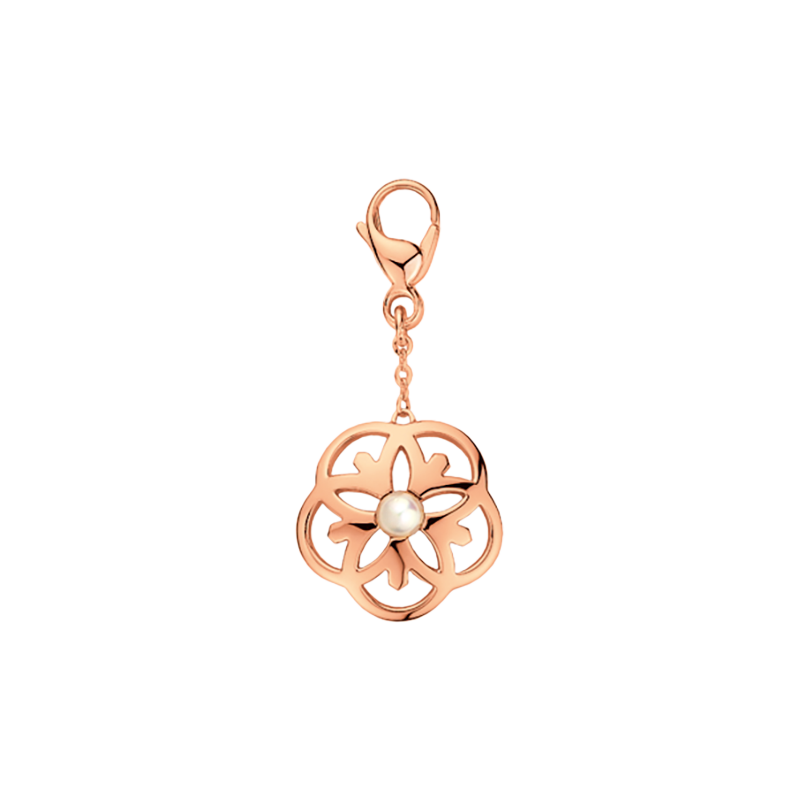 OMEGA Flower Charm, 18k red gold, pearl - M39BGA0204005 - View 1