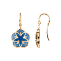 OMEGA Flower Earring, Moonshine™ gold, agate - E603GV0700105 - View 1