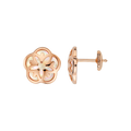 OMEGA Flower Earring, 18k red gold, mother-of-pearl - E60BGA0204005 - View 1