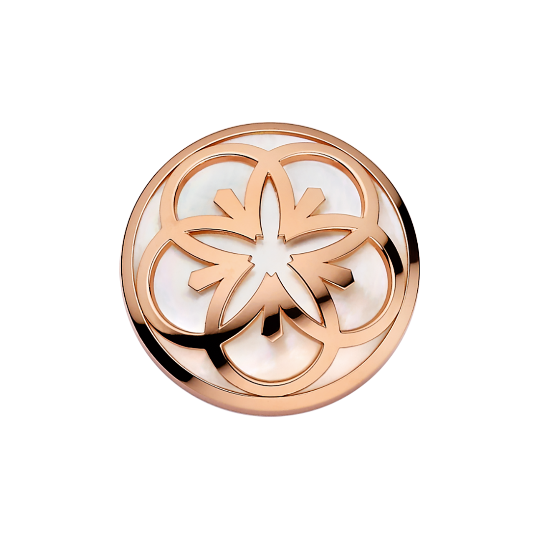 OMEGA Flower Pendant, 18k red gold, mother-of-pearl - P89BGA0204005 - View 1