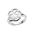OMEGA Flower Ring, 18k white gold, mother-of-pearl - R603BC07001XX - View 1