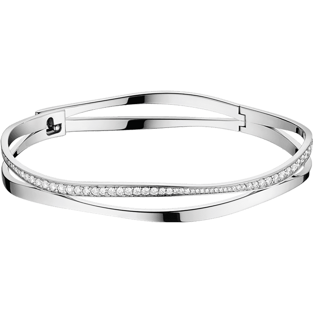 OMEGA Ladymatic Bracelet, 18k white gold, diamonds — B604BC010010X