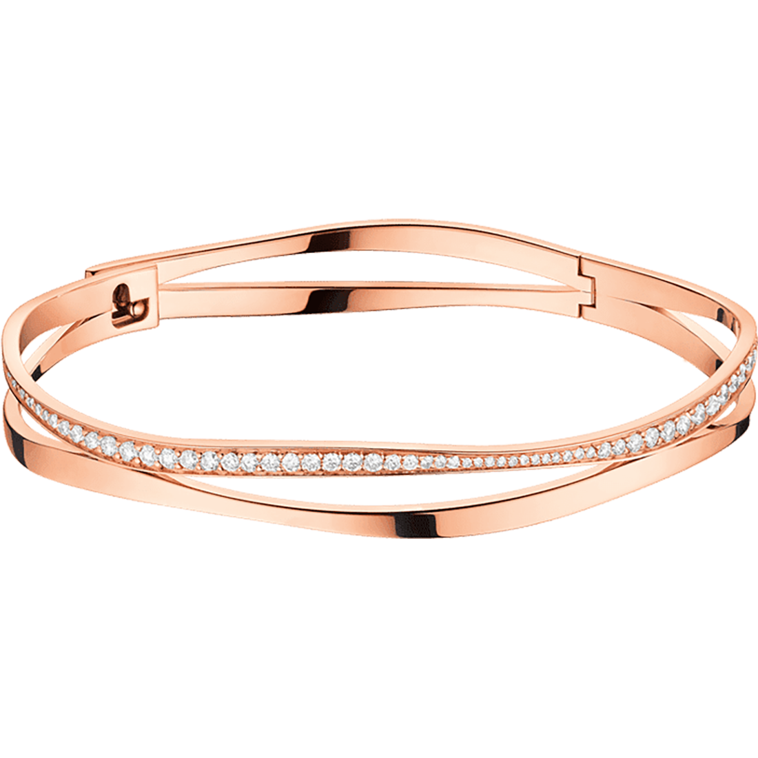 OMEGA Ladymatic Bracelet, 18k red gold, diamonds — B604BG010010X