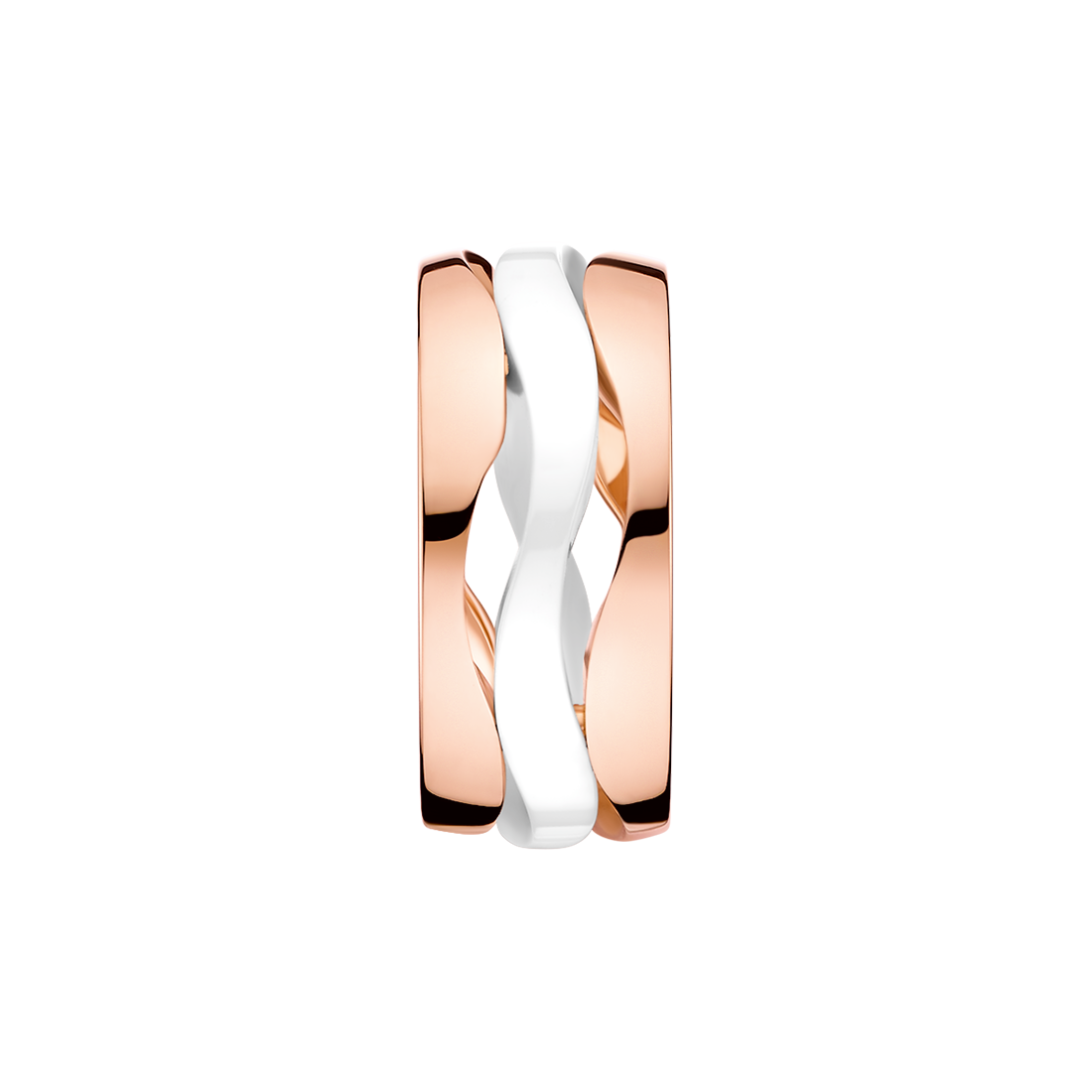 Ladymatic Pendant, 18k red gold, ceramic - P604CK0000105 - View 1
