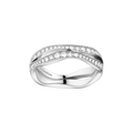 Ladymatic Ring, 18k white gold, diamonds - R604BC01001XX - View 1