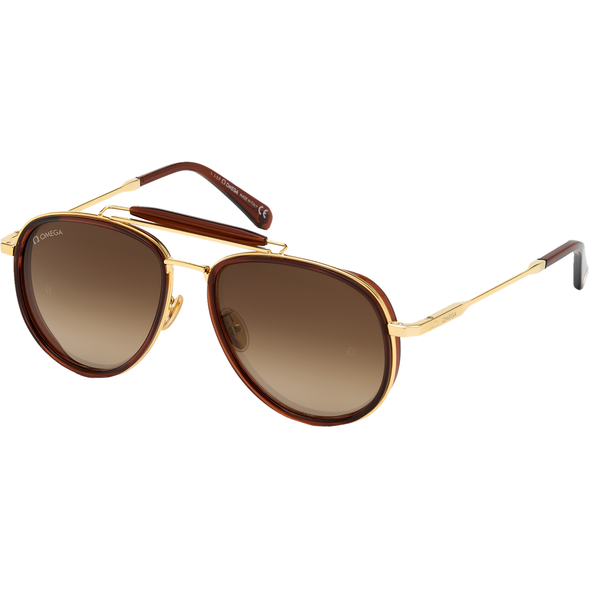 Sunglasses - Pilot style, man - OM0024-H5830G - View 1