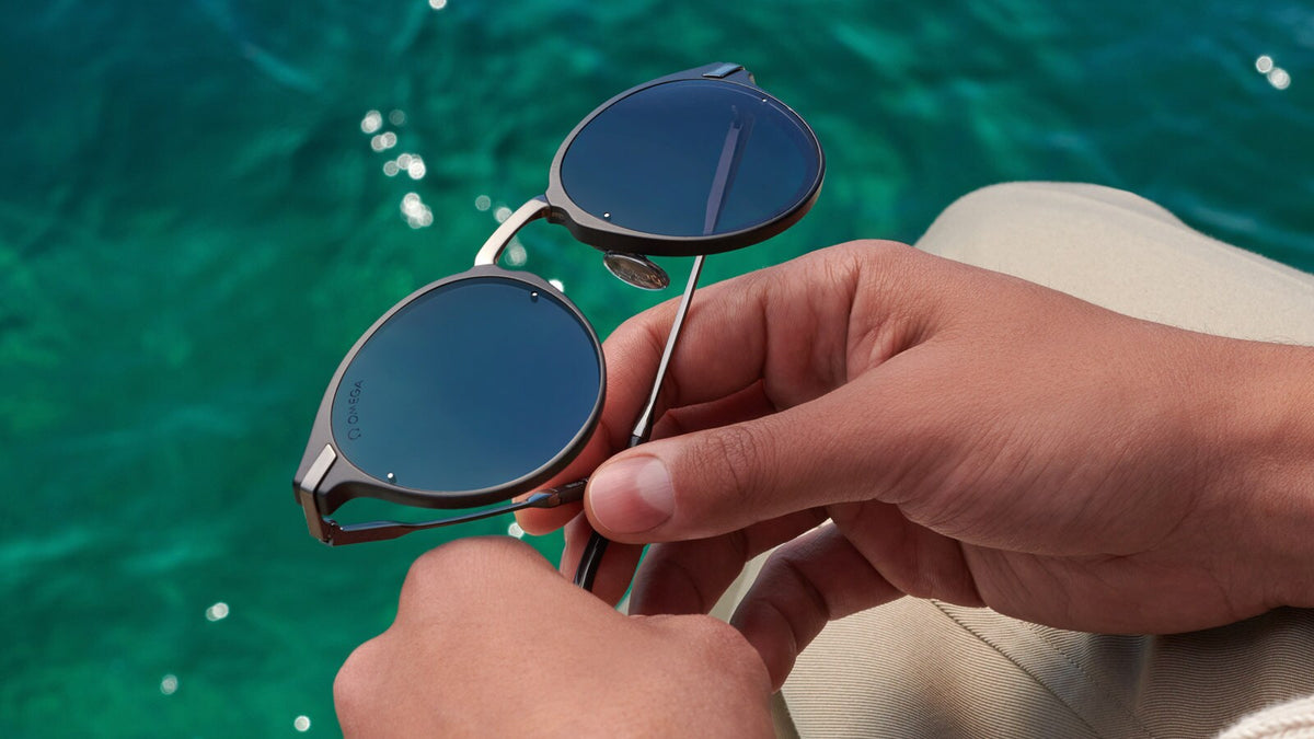 Sunglasses - Round style, man - OM0029-H5491C - View 5