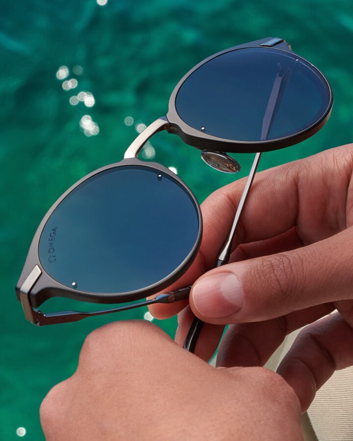 Sunglasses - Round style, man - OM0029-H5491C - View 4