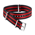 OMEGA NATO strap Polyamide, 5 stripe black red — 031ZSZ002042w
