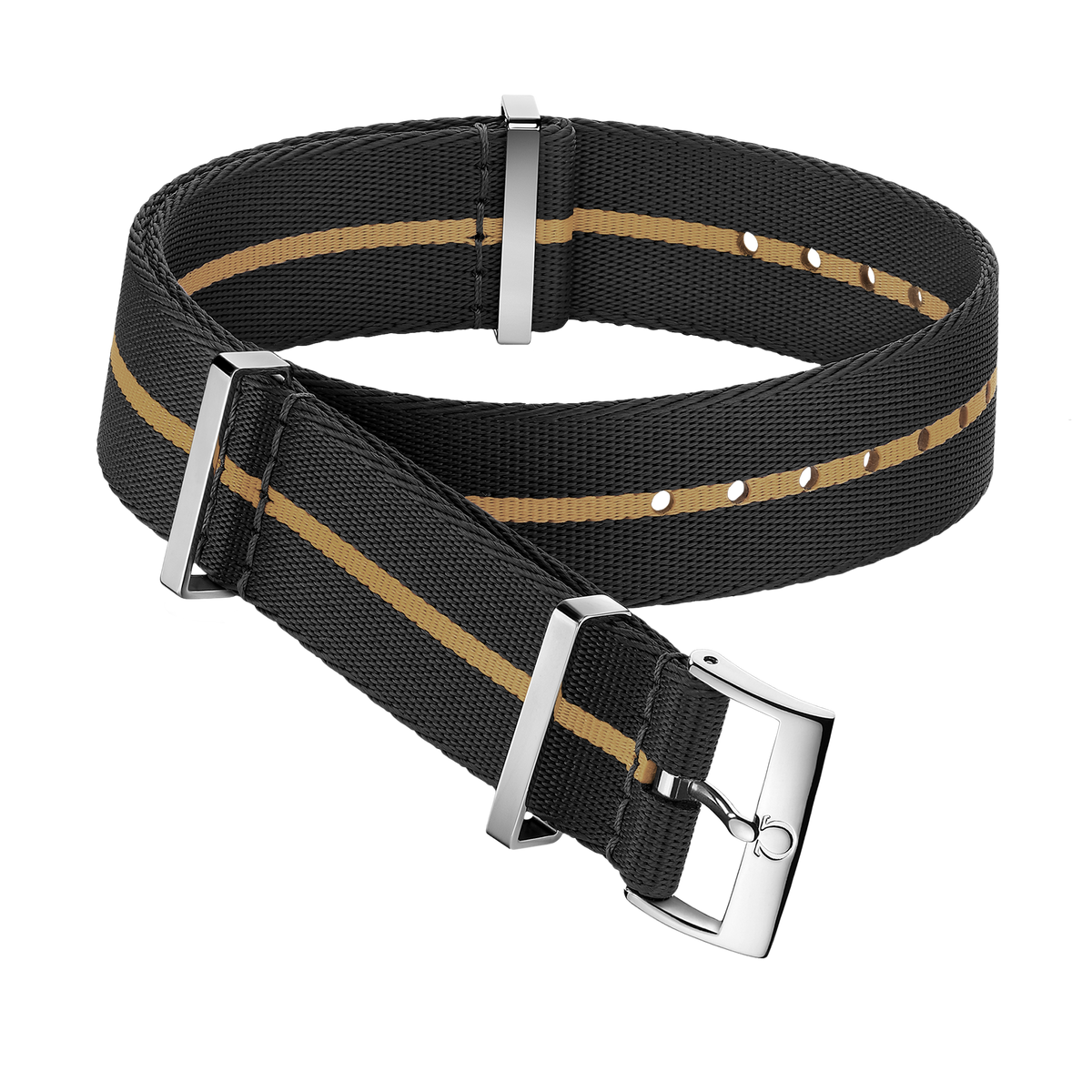 OMEGA NATO strap Polyamide, black and brown — 031Z022056W