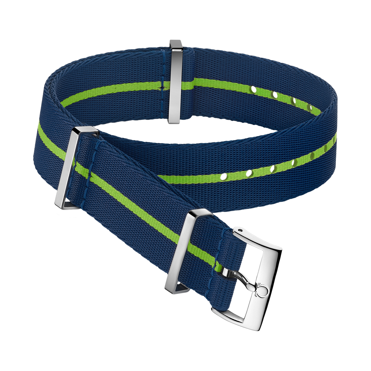 NATO strap - Polyamide, blue and green - 031CWZ014693w - View 1