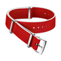 OMEGA NATO strap Polyamide, red and white — 031CWZ010718w