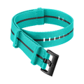 OMEGA NATO strap Polyamide, turquoise and black — 031Z019988W