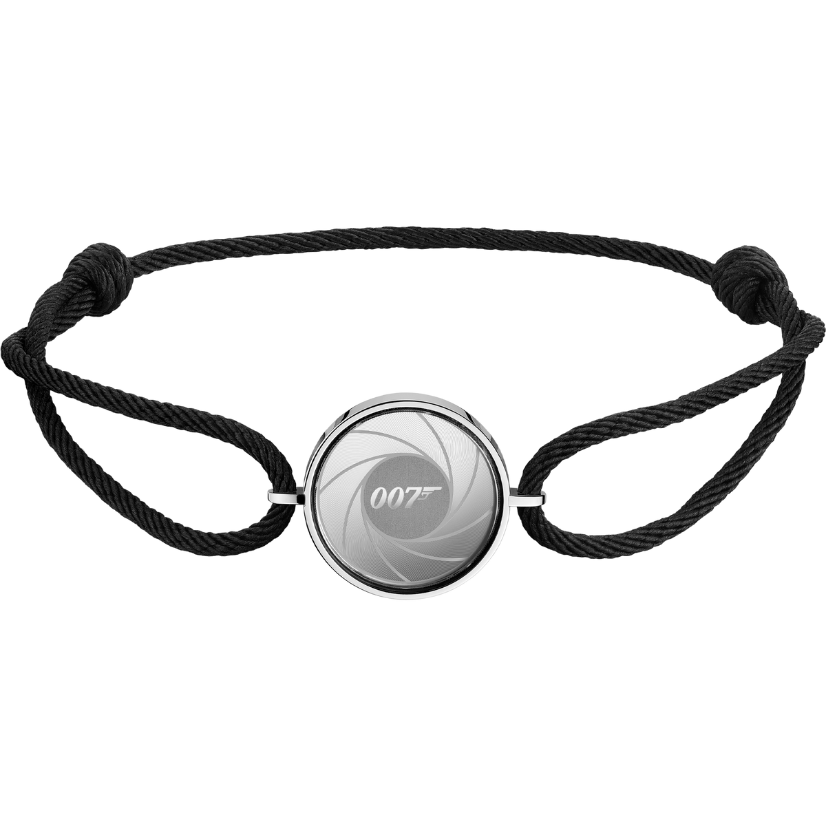 Omegamania Bracelet, cord, sapphire crystal plates, stainless steel - BA02ST0000305 - View 1