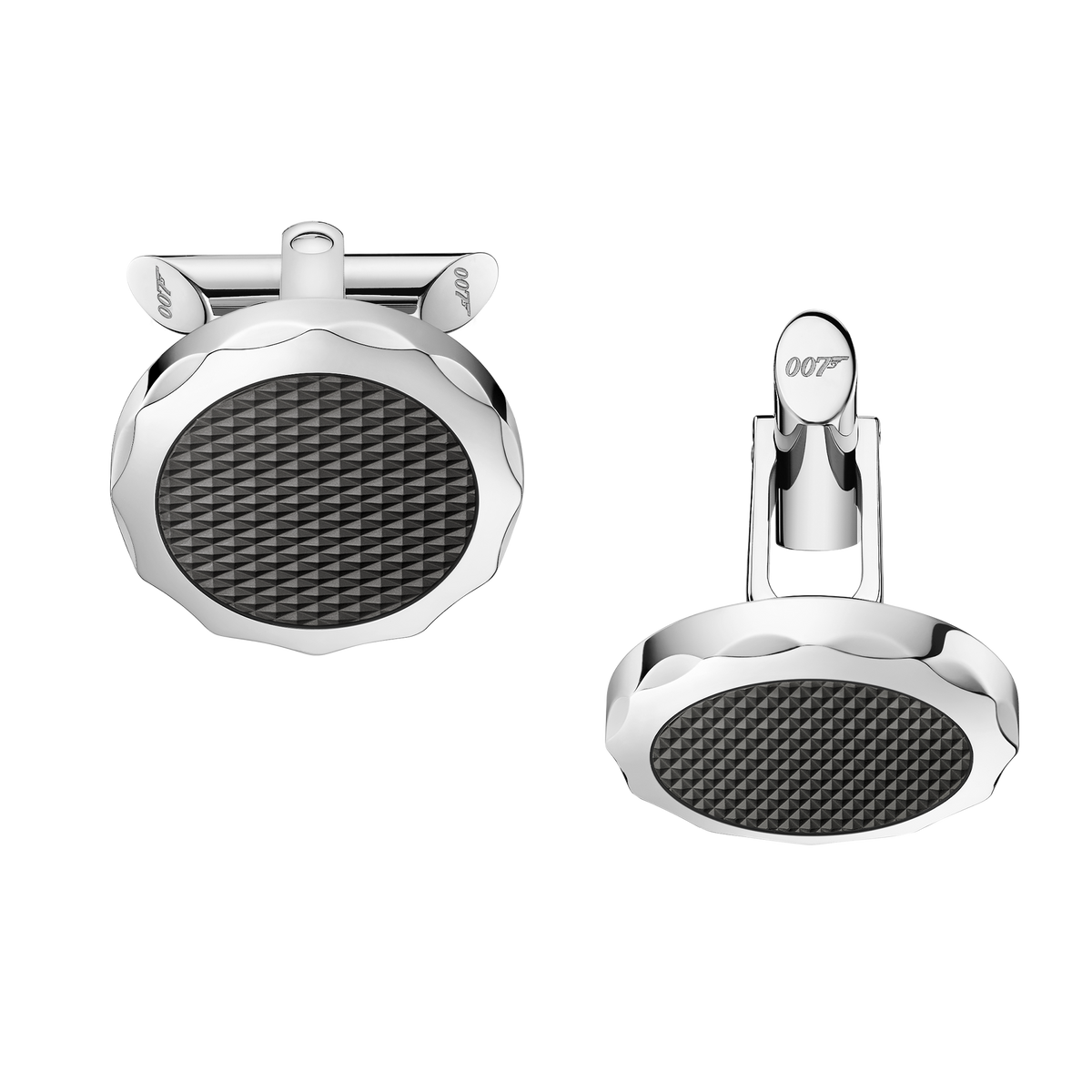 Omegamania Cufflinks, stainless steel - CA02ST0001705 - View 1