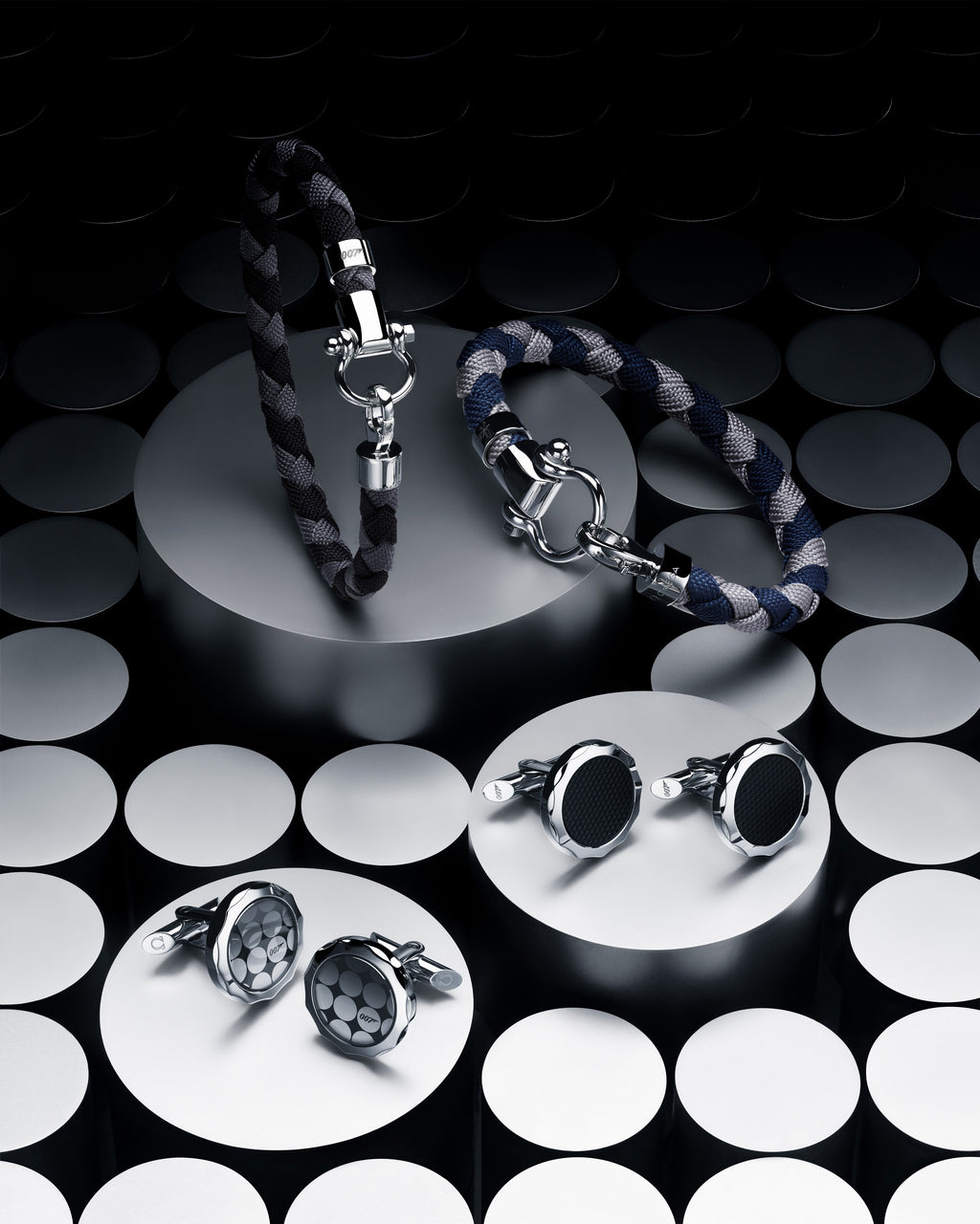 Omegamania Cufflinks, stainless steel - CA02ST0001705 - View 2