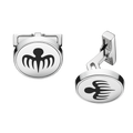 Omegamania Cufflinks, stainless steel - CA02ST0001905 - View 1
