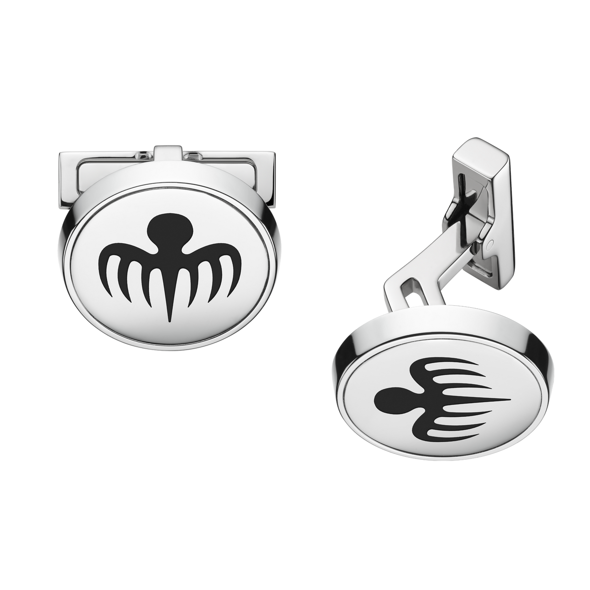 Omegamania Cufflinks, stainless steel - CA02ST0001905 - View 1