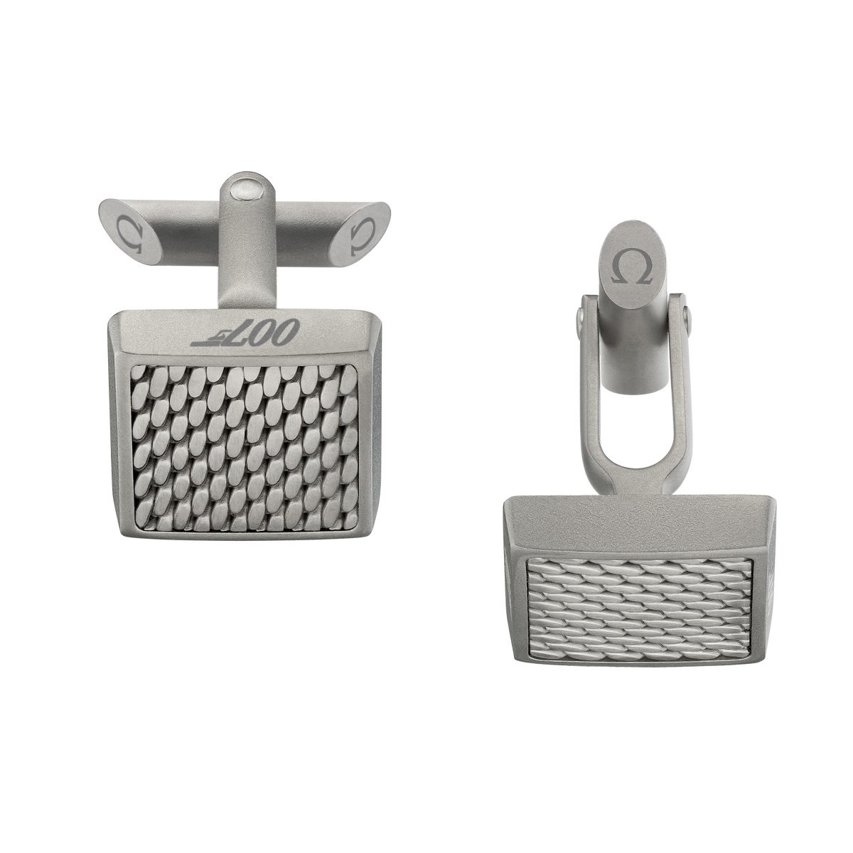 Omegamania Cufflinks, titanium - CA02TI0000105 - View 1