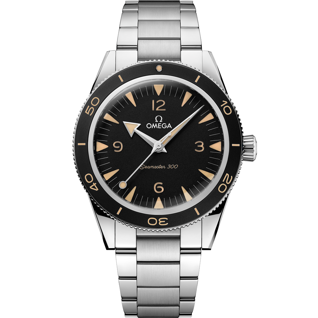 Seamaster 300 41 mm, steel on steel - 23430412101001 - View 1