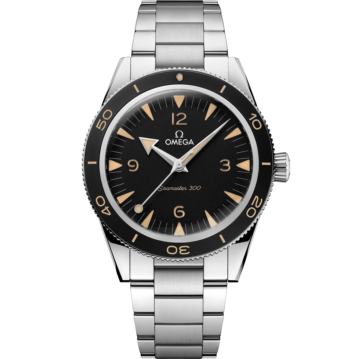 Seamaster 300 41 mm, steel on steel - 23430412101001 - View 1