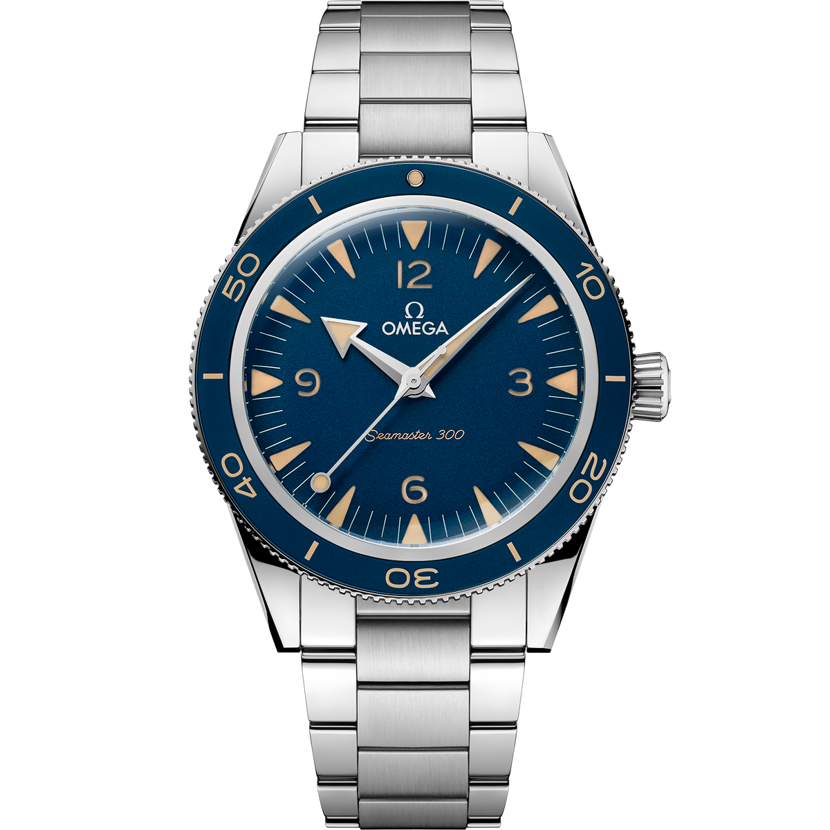 Seamaster 300 41 mm, steel on steel - 23430412103001 - View 1
