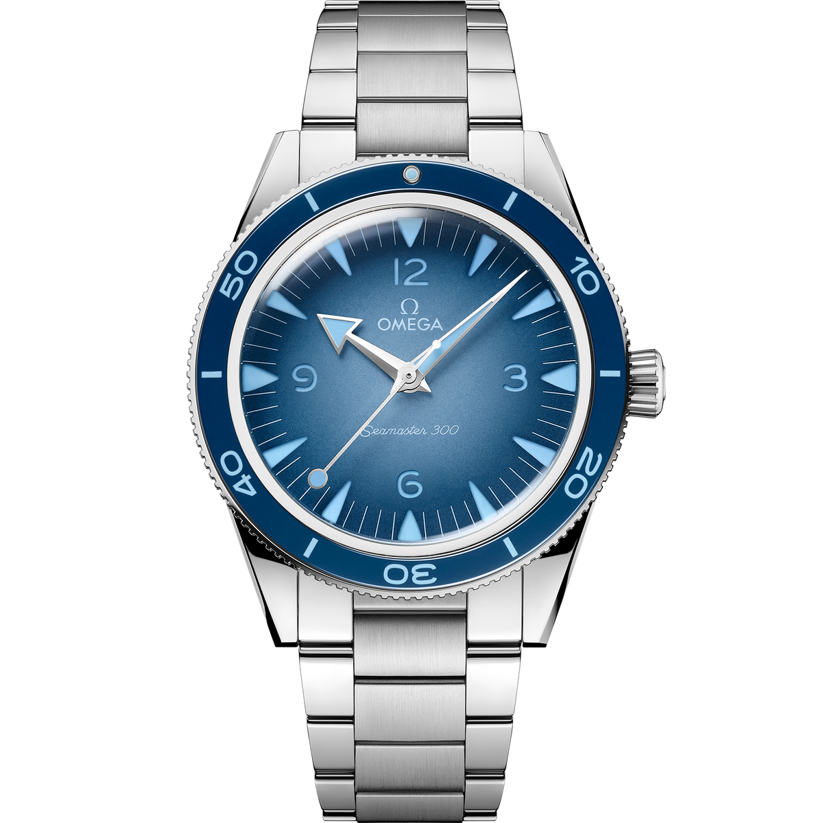 Seamaster 300 41 mm, steel on steel - 23430412103002 - View 1