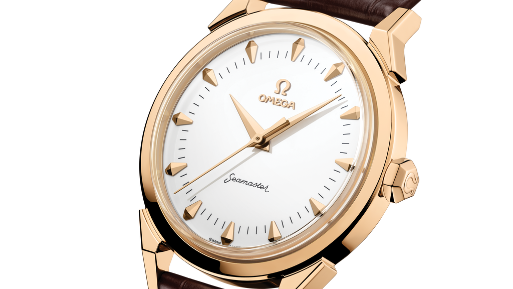Seamaster 37 mm 37 mm, Moonshine™ gold on alligator - 52253372004001 - View 6
