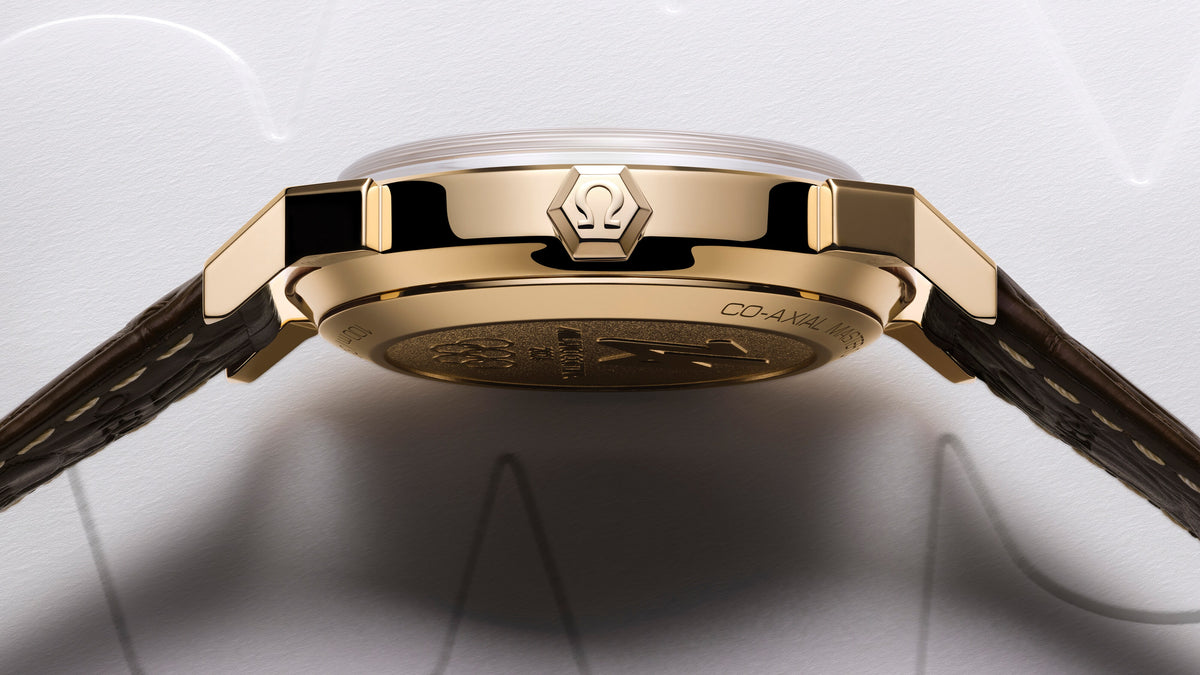 Seamaster 37 mm 37 mm, Moonshine™ gold on alligator - 52253372004001 - View 12