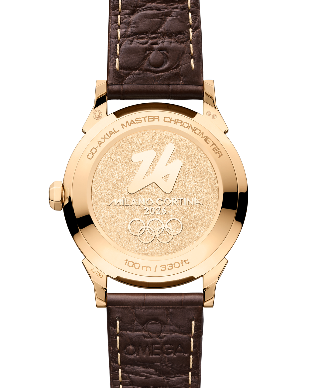 Seamaster 37 mm 37 mm, Moonshine™ gold on alligator - 52253372004001 - View 2