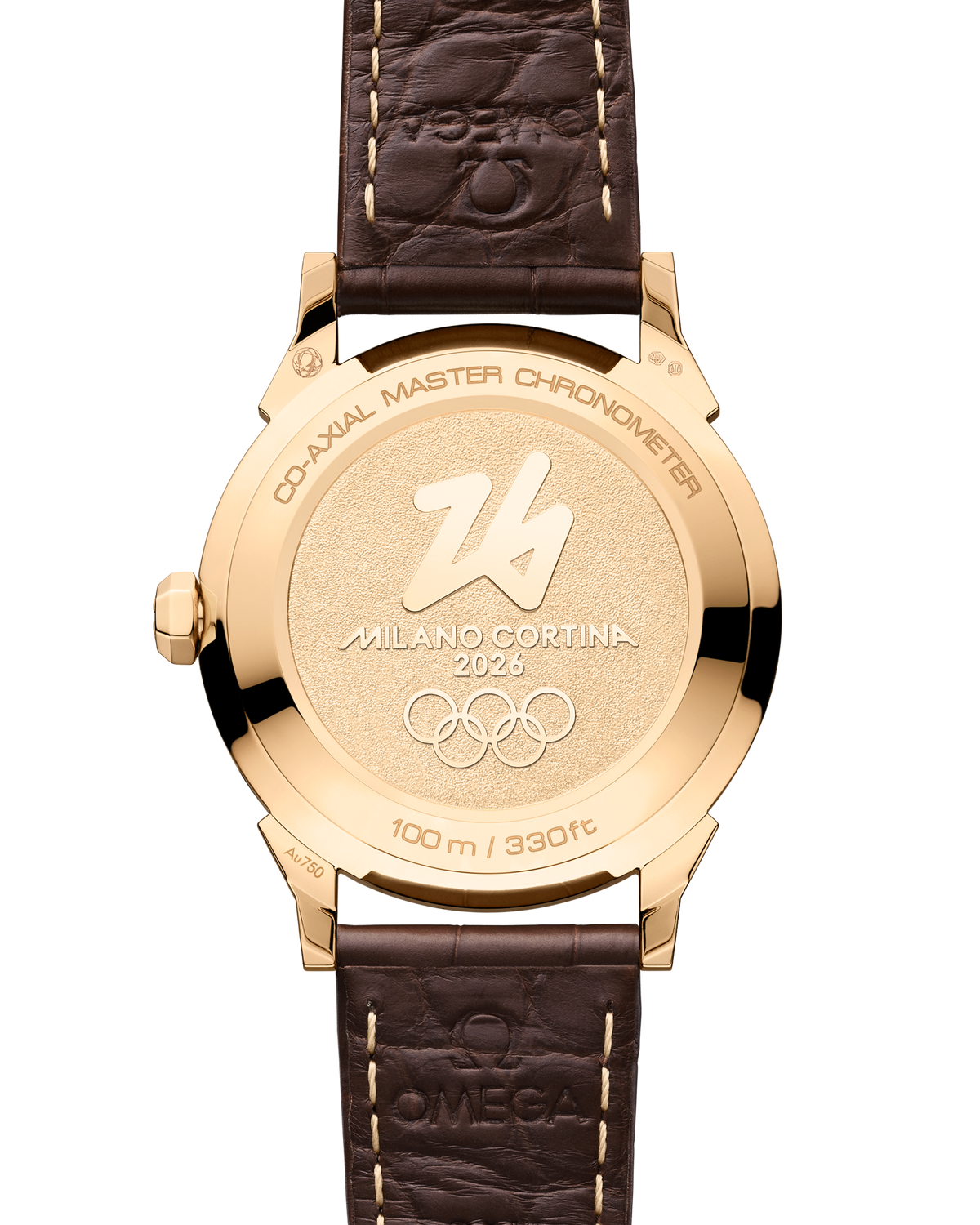 Seamaster 37 mm 37 mm, Moonshine™ gold on alligator - 52253372004001 - View 2