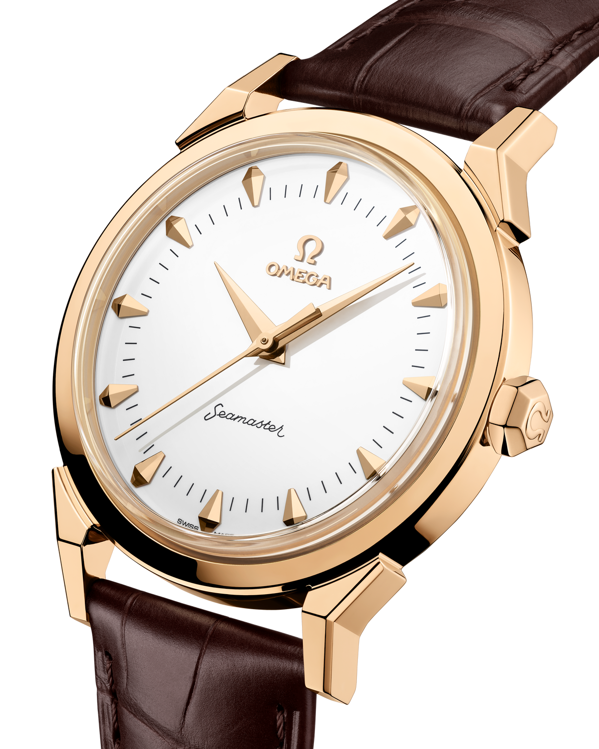 Seamaster 37 mm 37 mm, Moonshine™ gold on alligator - 52253372004001 - View 5