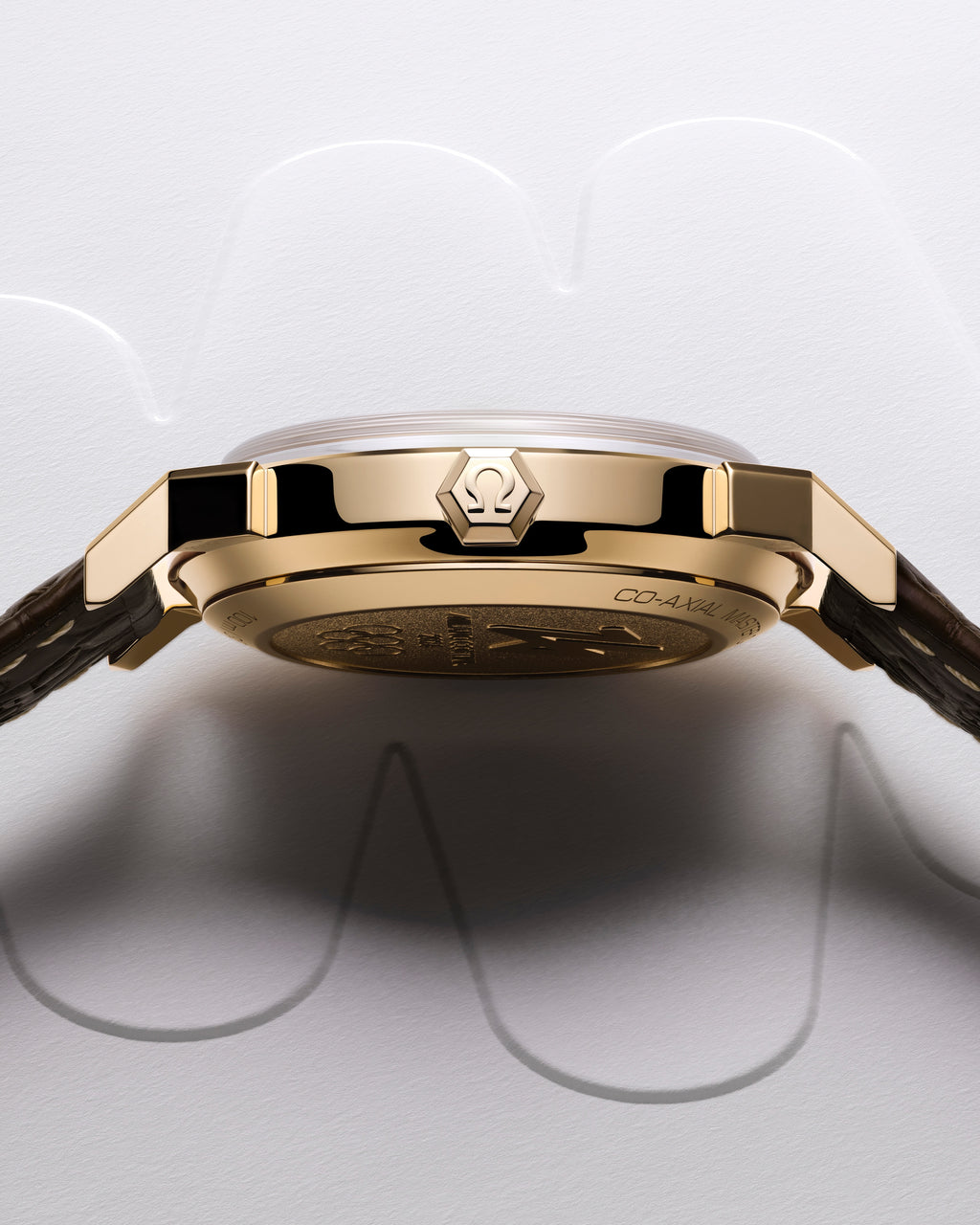 Seamaster 37 mm 37 mm, Moonshine™ gold on alligator - 52253372004001 - View 11