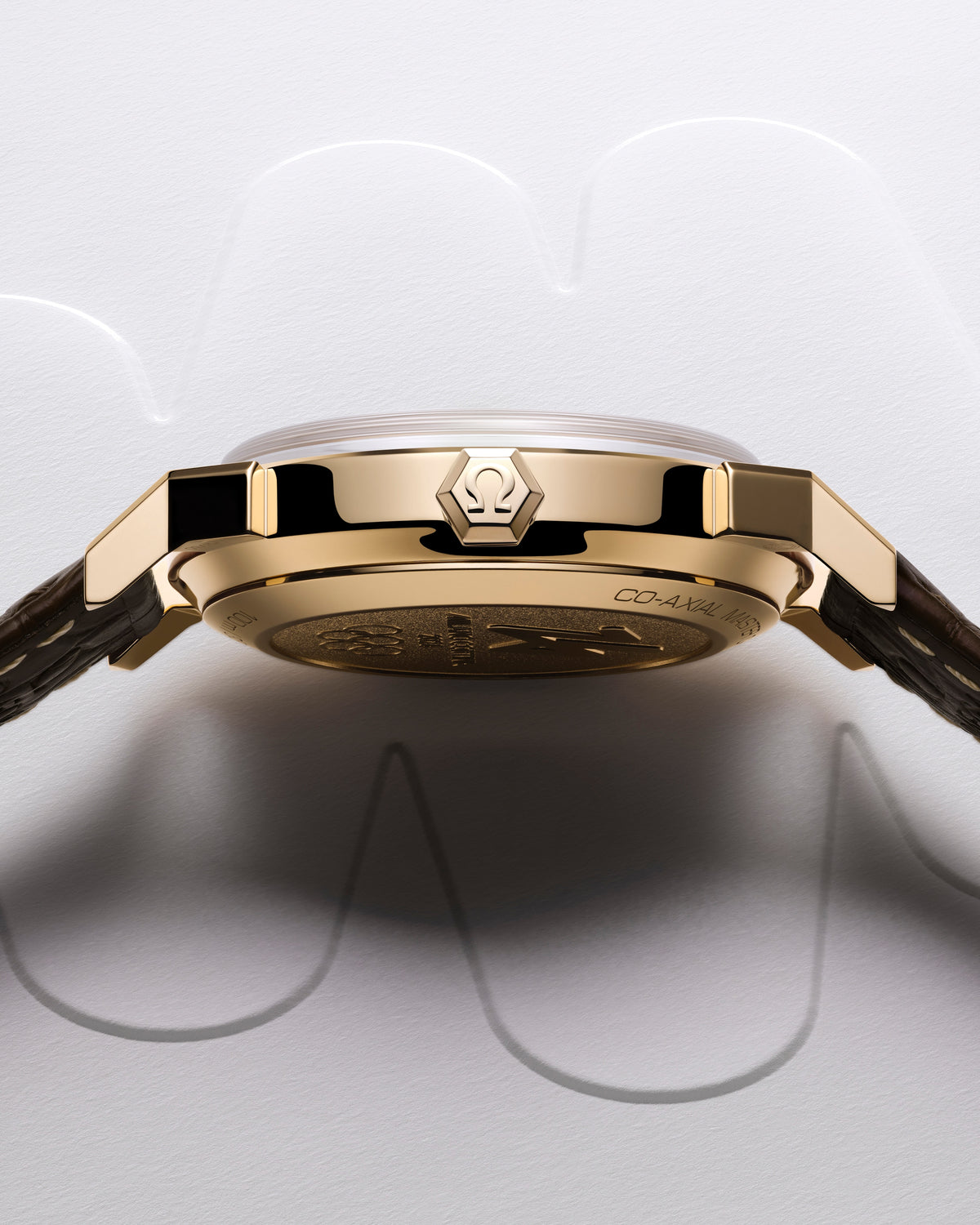Seamaster 37 mm 37 mm, Moonshine™ gold on alligator - 52253372004001 - View 11