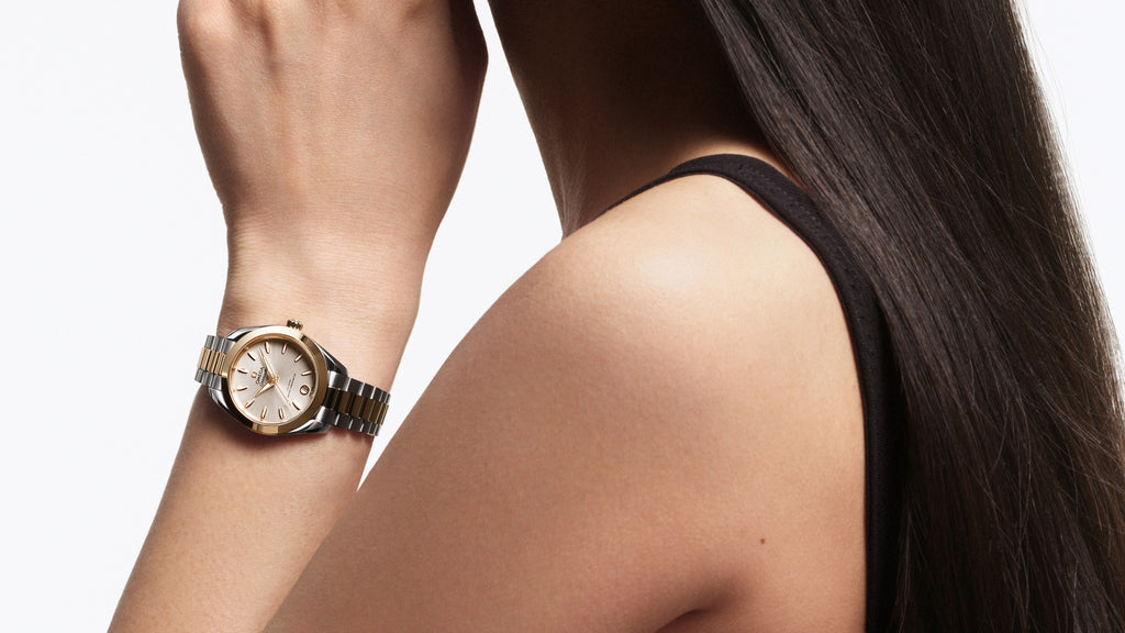 Seamaster Aqua Terra 150M 30 mm, steel - Moonshine™ gold on steel - Moonshine™ gold - 22020302002001 - View 9