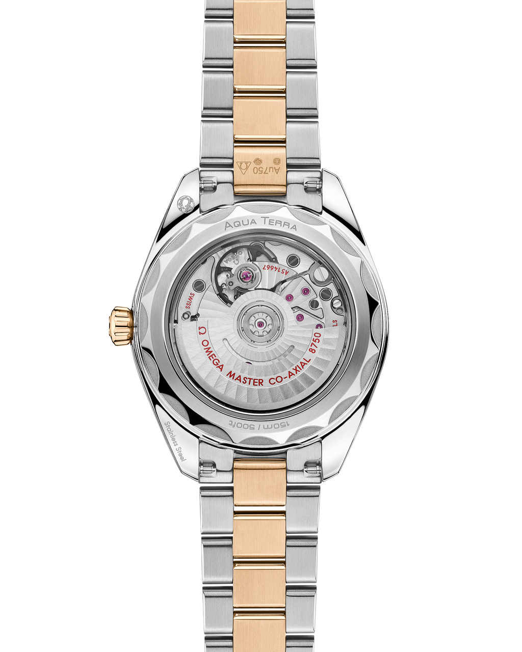 Seamaster Aqua Terra 150M 30 mm, steel - Moonshine™ gold on steel - Moonshine™ gold - 22020302002001 - View 2
