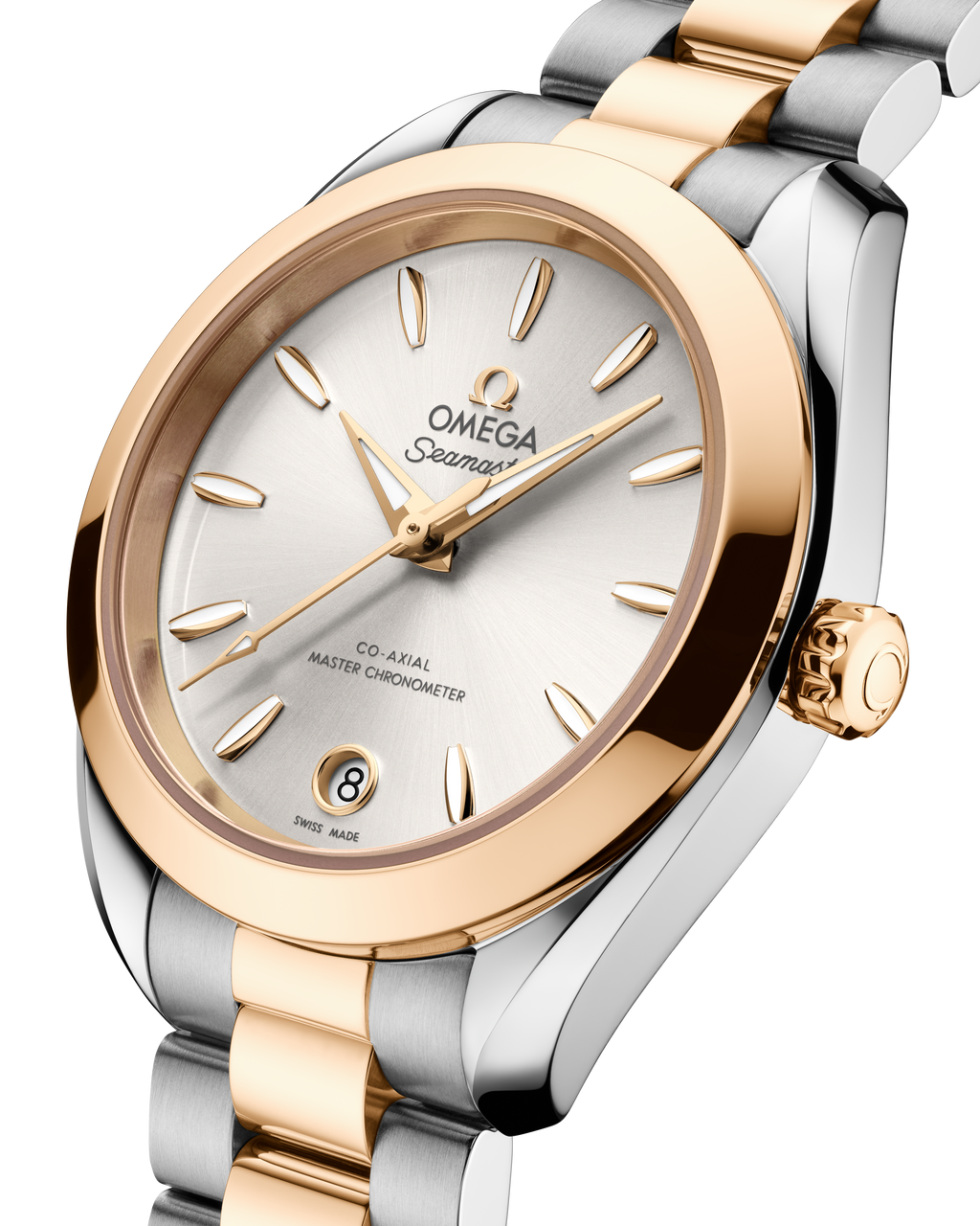 Seamaster Aqua Terra 150M 30 mm, steel - Moonshine™ gold on steel - Moonshine™ gold - 22020302002001 - View 3