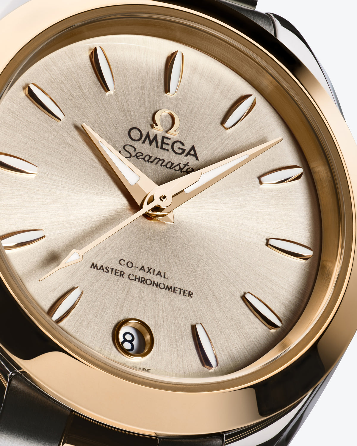 Seamaster Aqua Terra 150M 30 mm, steel - Moonshine™ gold on steel - Moonshine™ gold - 22020302002001 - View 4