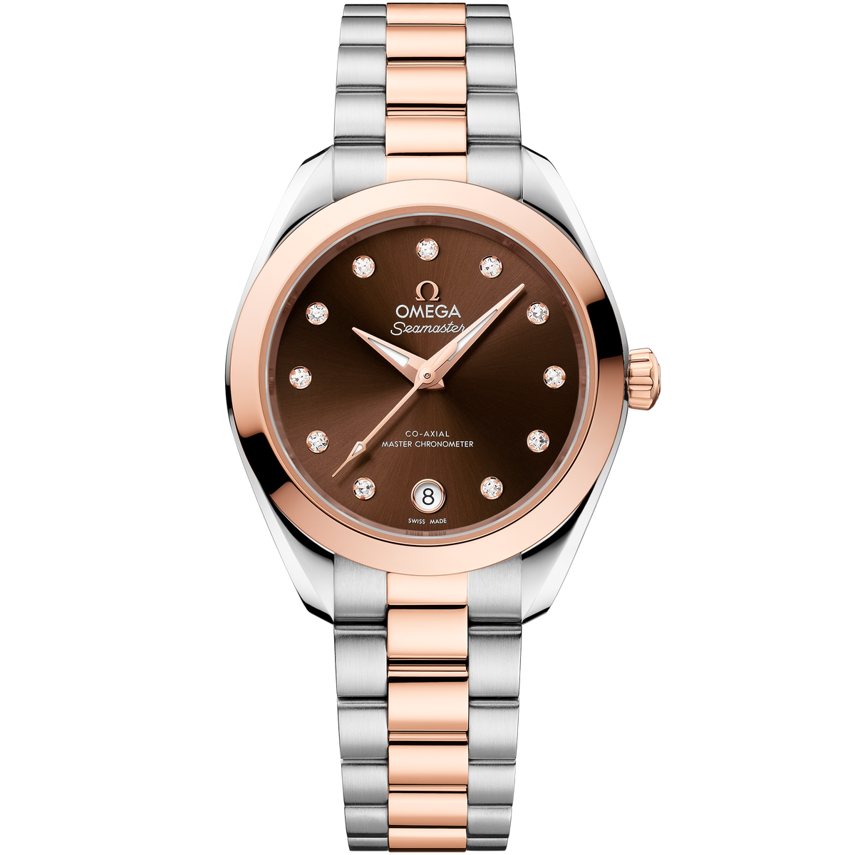 Seamaster Aqua Terra 150M 30 mm, steel - Sedna™ gold on steel - Sedna™ gold - 22020302063001 - View 1