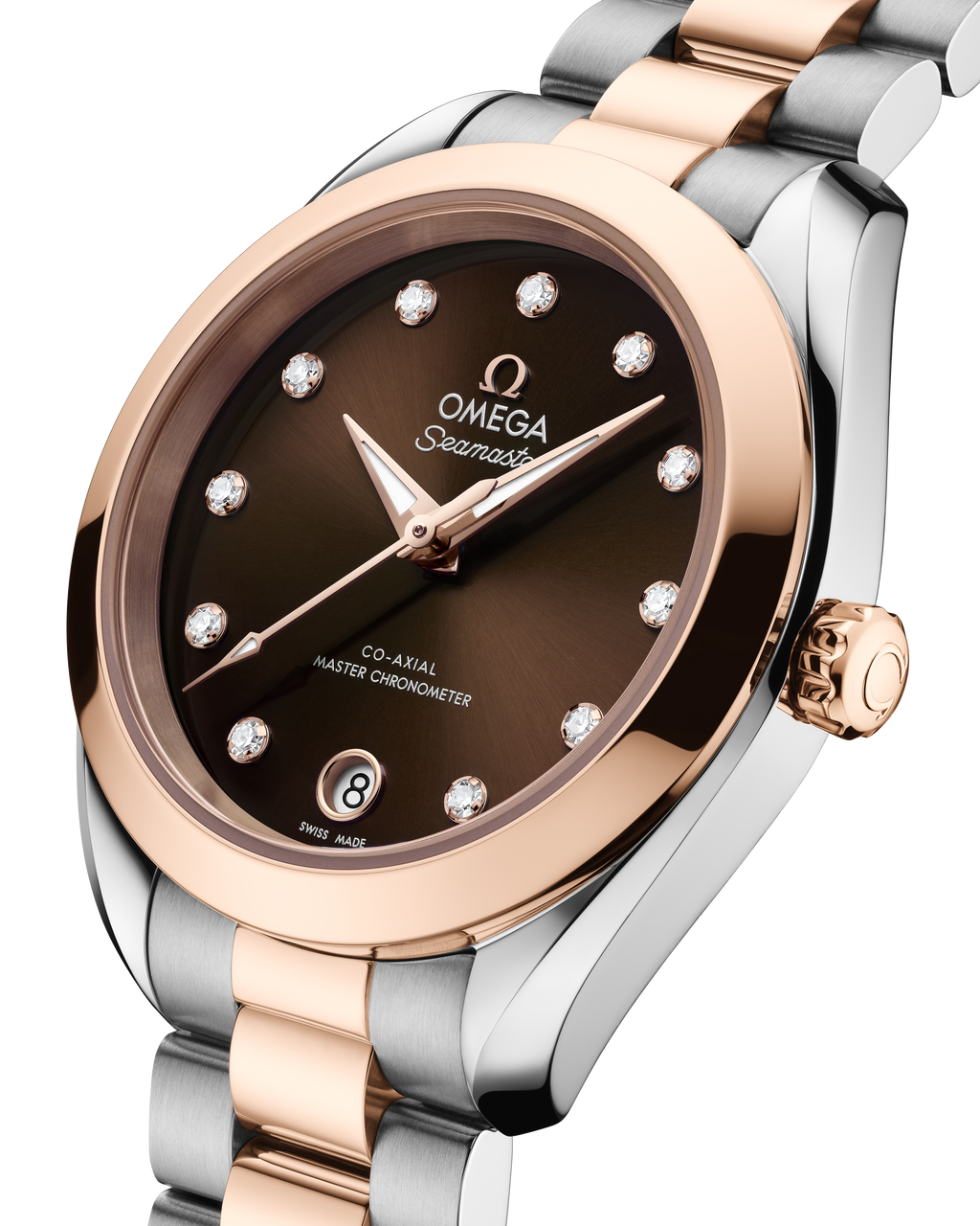 Seamaster Aqua Terra 150M 30 mm, steel - Sedna™ gold on steel - Sedna™ gold - 22020302063001 - View 3