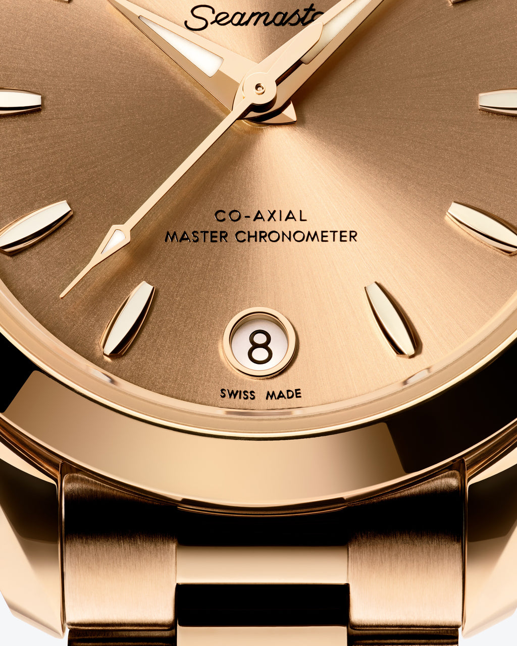 Seamaster Aqua Terra 150M 30 mm, Moonshine™ gold on Moonshine™ gold - 22050302008001 - View 5