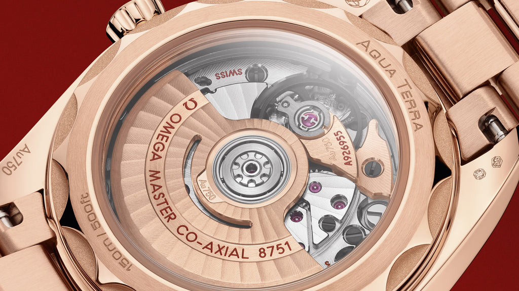 Seamaster Aqua Terra 150M 30 mm, Sedna™ gold on Sedna™ gold - 22055302061001 - View 10