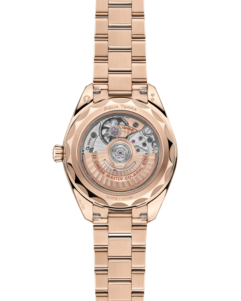 Seamaster Aqua Terra 150M 30 mm, Sedna™ gold on Sedna™ gold - 22055302061001 - View 2