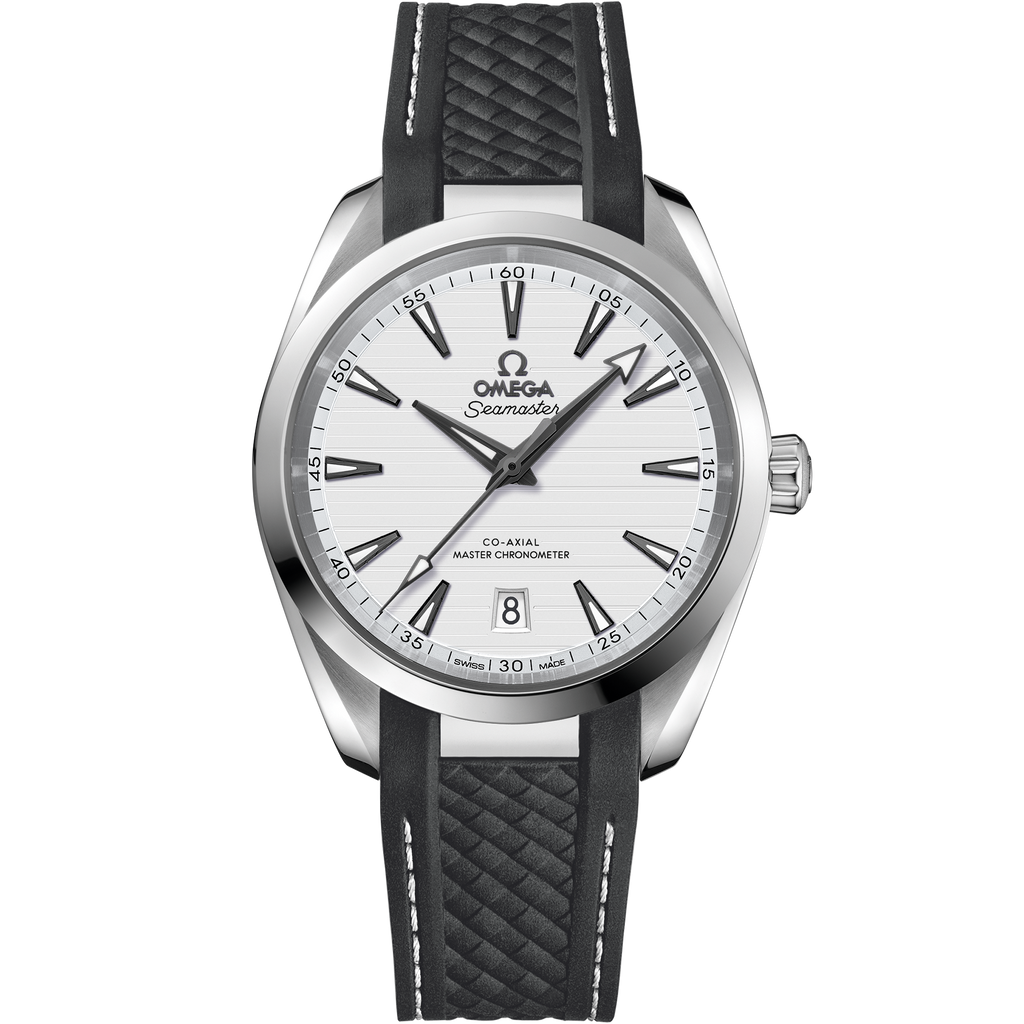 Seamaster Aqua Terra 150M 38 mm, steel on rubber strap - 22012382002001 - View 1