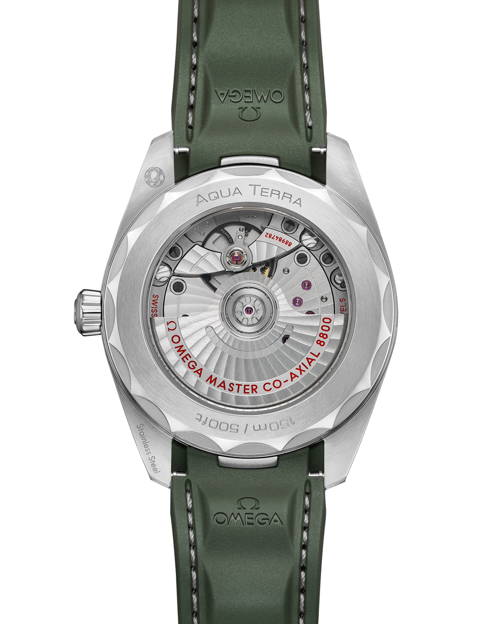 Seamaster Aqua Terra 150M 38 mm, steel on rubber strap - 22012382010001 - View 2