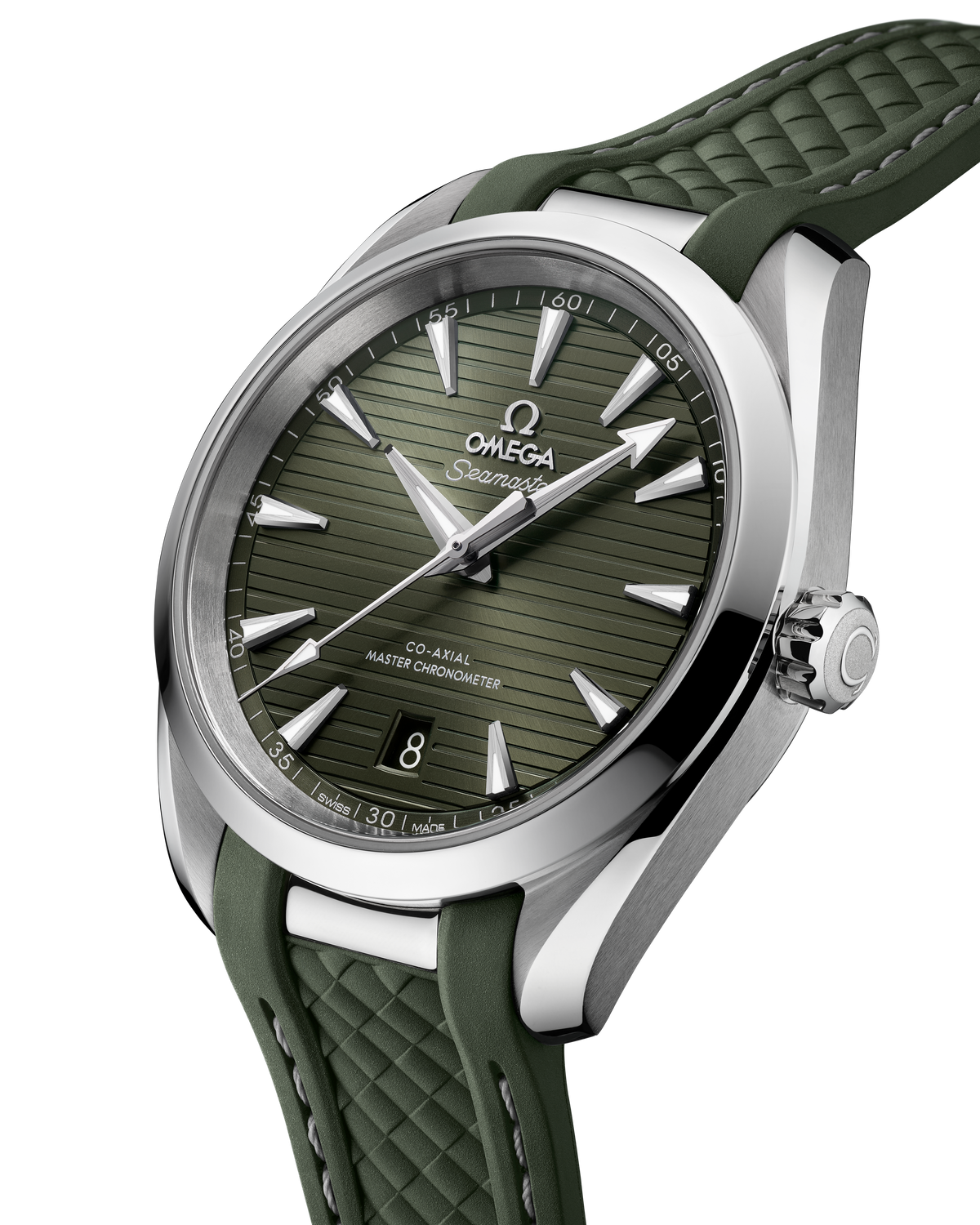 Seamaster Aqua Terra 150M 38 mm, steel on rubber strap - 22012382010001 - View 5