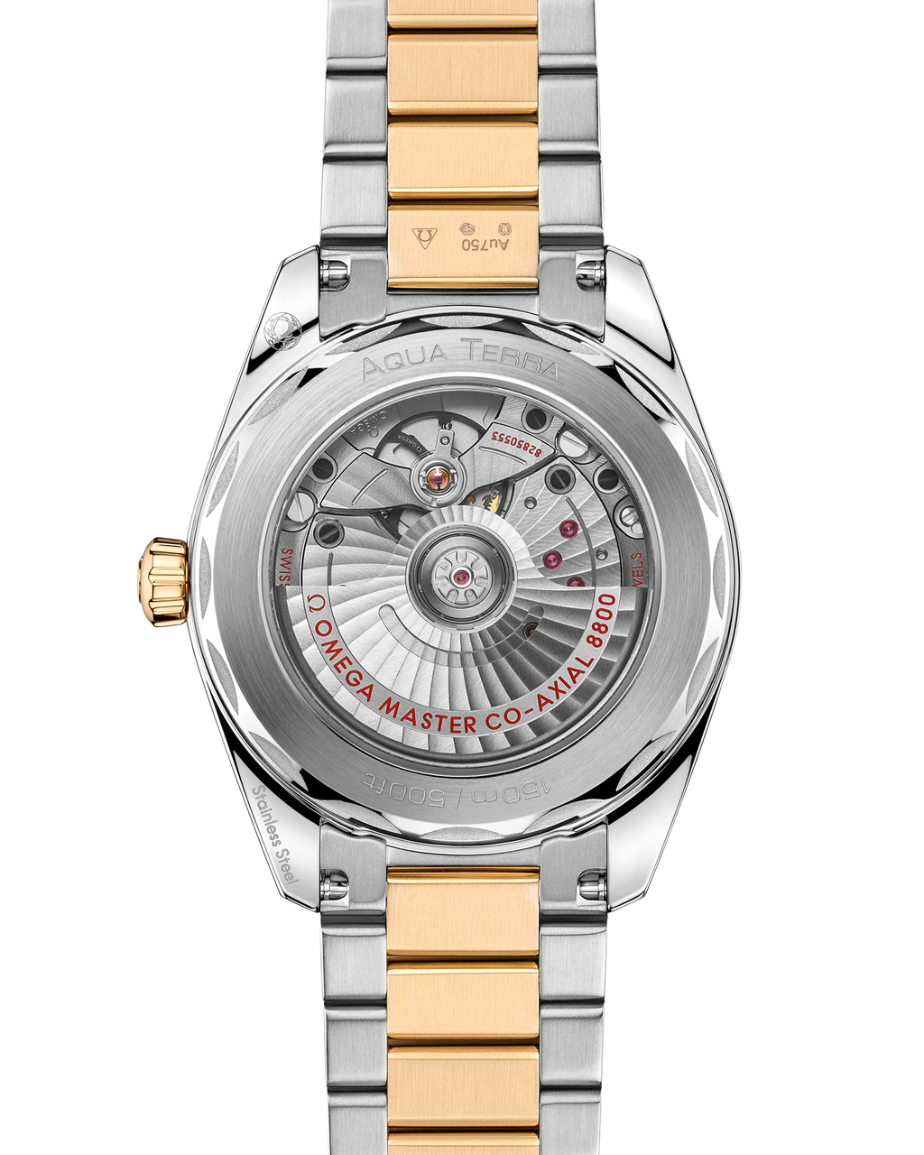 Seamaster Aqua Terra 150M 38 mm, steel - Moonshine™ gold on steel - Moonshine™ gold - 22020382010002 - View 2